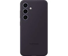 Dėklas „Samsung Galaxy S24“ silikoninis dangtelis tamsiai violetinis