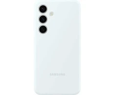 Dėklas Samsung Galaxy S24 silikoninis dangtelis Baltas