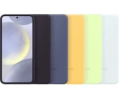 Dėklas „Samsung Galaxy S24“ silikoninis dangtelis tamsiai violetinis