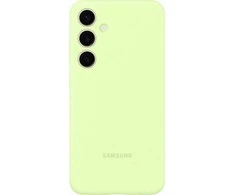 Dėklas „Samsung Galaxy S24+“ silikoninis dangtelis šviesiai žalias