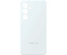 Dėklas Samsung Galaxy S24 silikoninis dangtelis Baltas