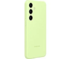 Dėklas „Samsung Galaxy S24+“ silikoninis dangtelis šviesiai žalias