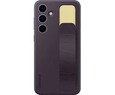 Dėklas Samsung Galaxy S24+ stovimos rankenos dangtelis tamsiai violetinis