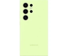 Dėklas „Samsung Galaxy S24 Ultra“ silikoninis dangtelis šviesiai žalias