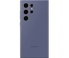 Dėklas „Samsung Galaxy S24 Ultra“ silikoninis dangtelis, violetinis