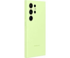 Dėklas „Samsung Galaxy S24 Ultra“ silikoninis dangtelis šviesiai žalias