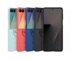 PF766TREGWW žiedinis dėklas (silikoninis) Samsung Galaxy Flip7, Raudona