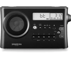 Sangean PR-D4BT AM/FM stalinis radijas, Bluetooth, tamsiai pilka