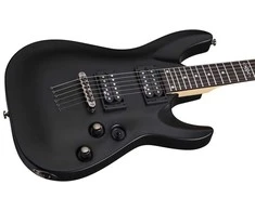 Schecter Guitar Research Schecter SGR C-1 elektrinė gitara, vidurnakčio satino juoda