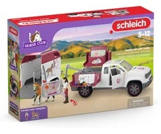 Veterinaro automobilis su priekaba Schleich Horse Club (42704)