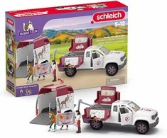 Veterinaro automobilis su priekaba Schleich Horse Club (42704)