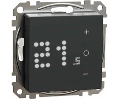 SCHNEIDER ELECTRIC WISER TERMOSTATAS ANTRACITAS