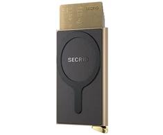 Secrid Cardprotector Premium Fluted for Magsafe korttikotelo, ruskea