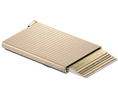 Secrid Cardprotector Premium Fluted for Magsafe korttikotelo, ruskea