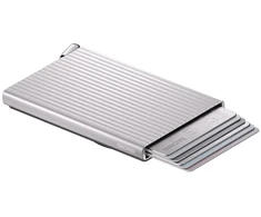 Secrid Cardprotector Premium Fluted for Magsafe korttikotelo, hopea