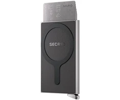 Secrid Cardprotector Premium Fluted for Magsafe korttikotelo, hopea