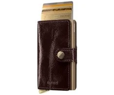 Secrid Miniwallet Naplak+ korttikotelo, ruskea