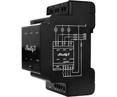 Shelly Pro 3 išmanioji 3 kanalų 3 fazių relė su Wi-Fi, LAN ir Bluetooth ryšiu