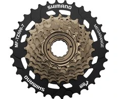 Galinis žvaigždžių blokas Shimano Tourney TZ MF-TZ500 MegaRange 7-speed 14-34T (užsukamas)