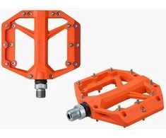 „Shimano PD-GR400“ plokščių pedalų pedalai, oranžiniai
