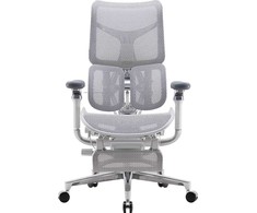 Sihoo Doro S300 -ergonominen toimistotuoli jalkatuella, valkoinen