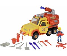 Simba Fireman Sam Fire Engine Venus 2.0 žaislinė transporto priemonė (geltona / oranžinė, su paveikslėliu)