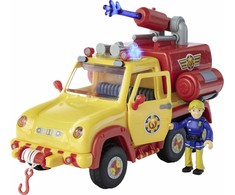 Simba Fireman Sam Fire Engine Venus 2.0 žaislinė transporto priemonė (geltona / oranžinė, su paveikslėliu)