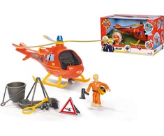 Simba Simba Fireman Sam Sraigtasparnis Wallaby, Žaislų transporto priemonė (oranžinė / geltona, įskaitant paveikslėlį)