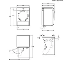 Džiovyklė AEG 9000 AbsoluteCare Plus kuivausrumpu (TR934L95L)