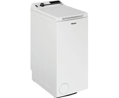 Whirlpool Skalbimo mašina | TDLRBX 6252BS EU | Energy efficiency class B | Top loading | Skalbimo talpa 6kg | 1200 RPM | Gylis 60 cm | Plotis 40 cm | Ekranas | LED | Direct drive | Baltas