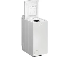 Whirlpool Skalbimo mašina | TDLRBX 6252BS EU | Energy efficiency class B | Top loading | Skalbimo talpa 6kg | 1200 RPM | Gylis 60 cm | Plotis 40 cm | Ekranas | LED | Direct drive | Baltas
