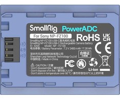 „SmallRig 4265“ fotoaparato baterija, įkraunama USB-C NP-FZ100