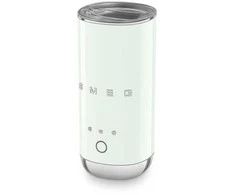 Smeg Milchaufschäumer MFF02PGEU, 3 Funktionen, Antihaft, 500W, Hellgrün