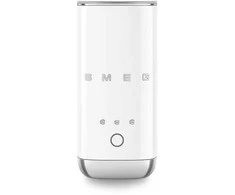 Smeg Milchaufschäumer MFF02WHEU, 3 Funktionen, Antihaft, 500W, Weiß