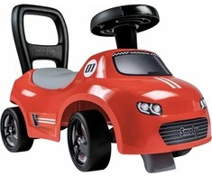 Smoby Vaikiškas Ježdis Su Klaksonu Raudonas