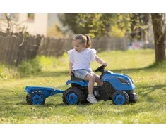 „Smoby XL Mėlyna Traktor for Pedal“ su priekaba
