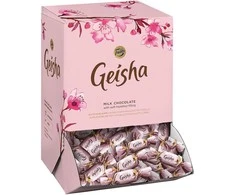 Pieninio šokolado saldainiai GEISHA, su lazdyno riešutais, 3kg