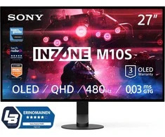Monitorius Sony INZONE M10S - 480Hz | QHD | 26,5 colio | OLED | 0,03 ms