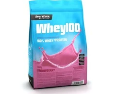 SportLife Whey100 Strawberry Whey Protein, 700 g