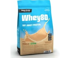 SportLife Whey80 vaniliniai ledai + Stevia heraproteiinijauhe, 600 g