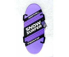 Sportme Snow Surfer Twintip 115 - kahden istuttava liukuri, violetti