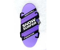 Sportme Snow Surfer Twintip 115 - kahden istuttava liukuri, violetti