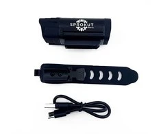 Sprokut 400S LED pyörävalaisinsarja, 400 lm + 10 lm