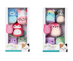 SQUISHMALLOWS Pliušinių žaislų rinkinys 5 vnt., ~6 cm