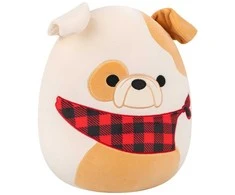 SQUISHMALLOWS Pliušinis žaislas - Buldogas, 30 cm