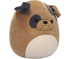 SQUISHMALLOWS Pliušinis žaislas - Buldogas, 40 cm