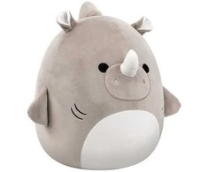 SQUISHMALLOWS Pliušinis žaislas - Rhino Shark: Bruno, 40 cm