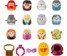 SQUISHMALLOWS SQUISH-A-LONGS kolekcinės figūrėlės - Haris Poteris, 12 vnt., 2,5 cm