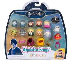 SQUISHMALLOWS SQUISH-A-LONGS kolekcinės figūrėlės - Haris Poteris, 12 vnt., 2,5 cm