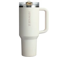 Gertuvė Stanley The Quencher H2.0 ProTour | 1,18 L | Kreminės spalvos | Su šiaudeliu